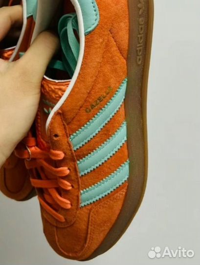 Кроссовки Adidas Gazelle indoor Easy orange