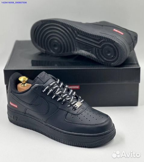 Кроссовки Nike Air Force 1 Low & Supreme (Арт.61220)