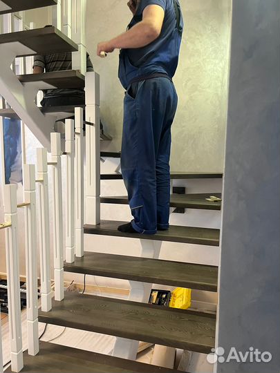 Деревянная лестница на заказ проект