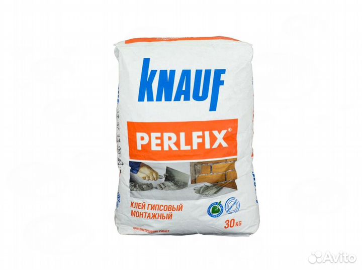 Монтажный гипсовый клей Knauf Perlfix 30 кг