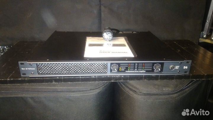 Усилитель двухканальный U1, 2х600W(8Ом)