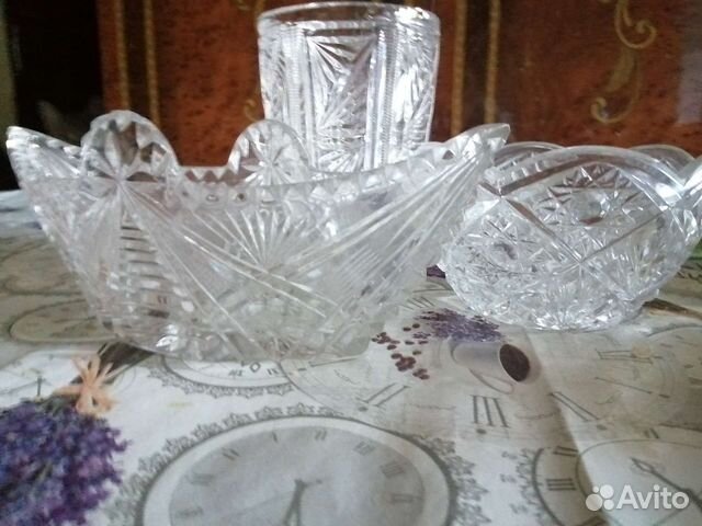 Ваза хрустальная СССР