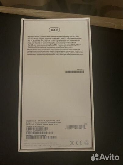 Коробка от iPhone 6