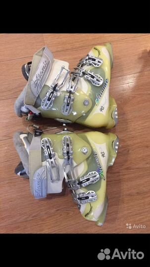 Горные лыжи (комплект с палками и ботинками)