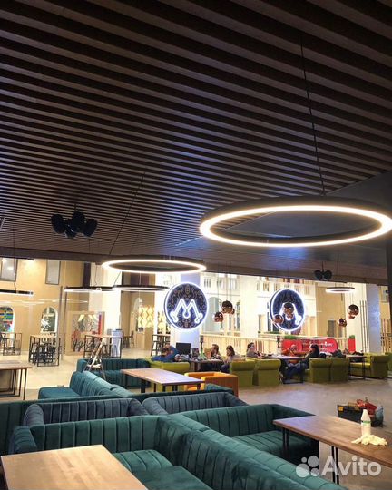 Светильники для ТЦ кафе и ресторанов