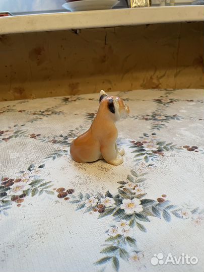 Фарфоровые статуэтки СССР львенок