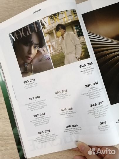 BTS V&Vogue Журнал Vogue Korea, октябрь 2022