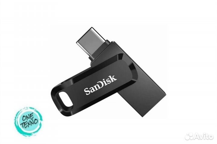 Флеш-накопитель SanDisk Ultra Dual Drive Go, 64 Гб