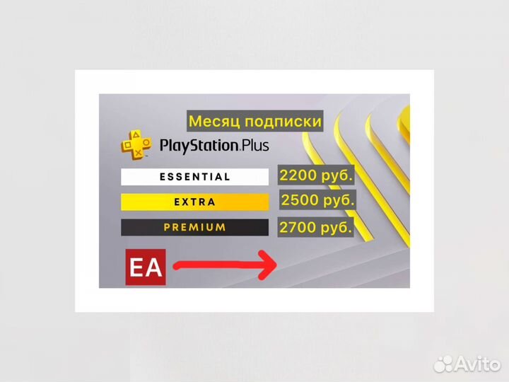 Подписка ps plus deluxe EA Playstation ps4 ps5