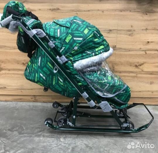 Детские санки коляска