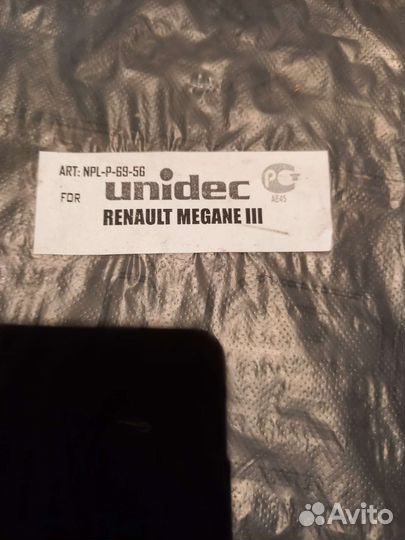 Коврик багажника renault megane 3