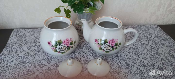 Сервиз чайный Песочное новый СССР (винтаж)