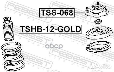 Опора амортизатора TSS-068 TSS-068 Febest