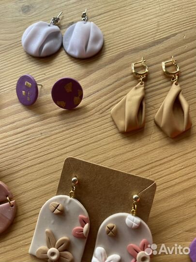 Серьги ручной работы