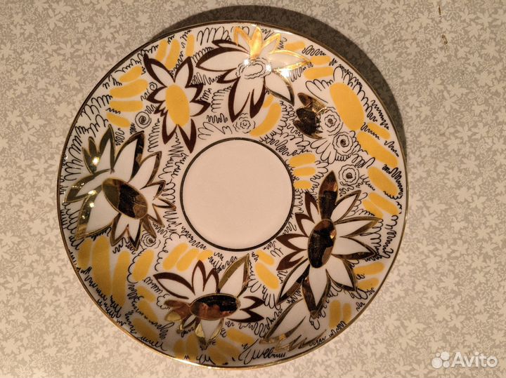 Чайная пара Золотые ромашки