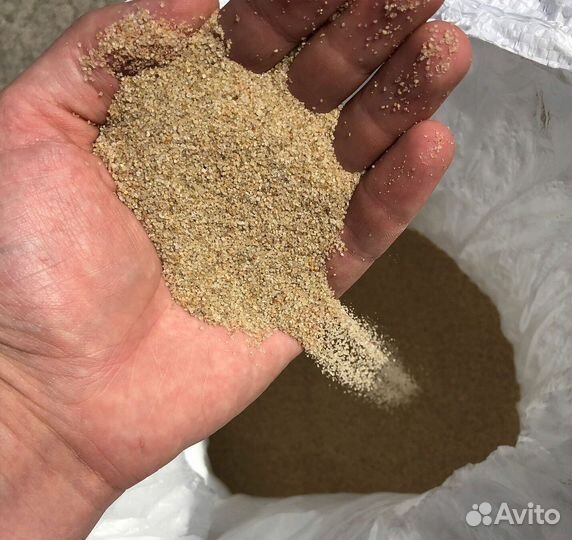 Кварцевый песок в мешках