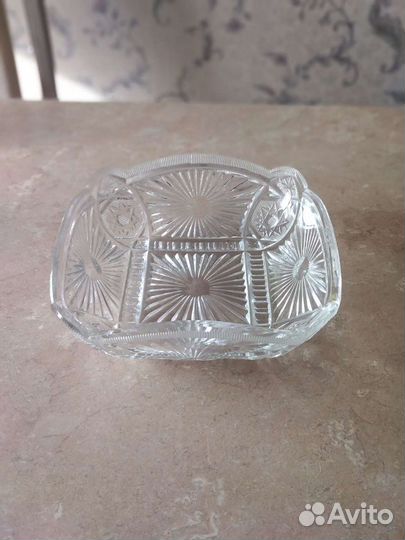 Салатник хрустальный