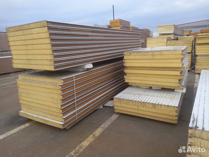 Сэндвич панели бу 20000 м2 в наличии