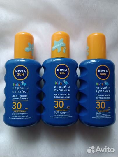 Nivea Sun Kids играй и купайся SPF 30 для детей