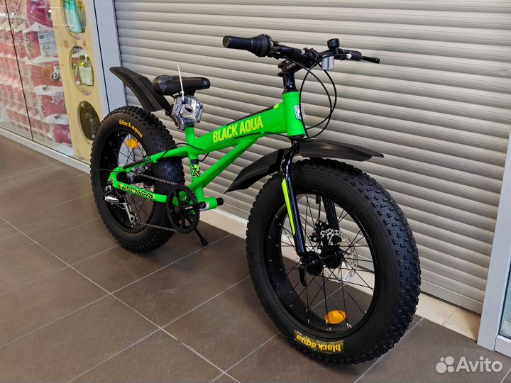 Велосипед FAT Black Aqua 2221D 20