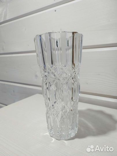 Большая хрустальная ваза новая