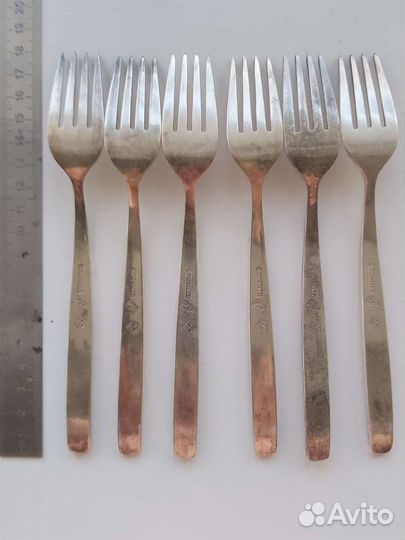 Вилки мельхиоровые СССР Бакинского завода