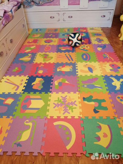 Детский Коврик Пазл