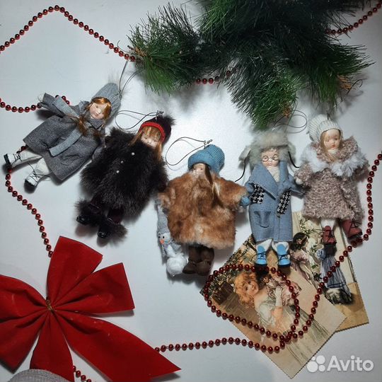 Комплект игрушек. Куколки СССР