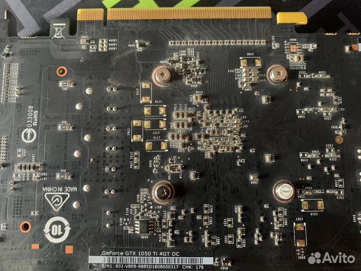 Видеокарта MSI GeForce GTX 1050 Ti 4GT GTX 1050 T