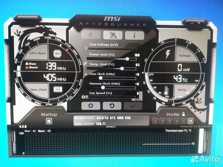 Gigabyte gtx 1060 6gb G1 Gaming (не исправна)