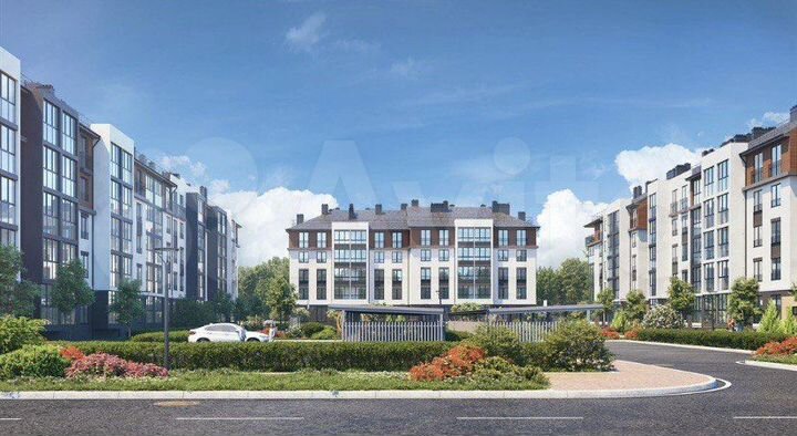 2-к. квартира, 61,8 м², 1/5 эт.