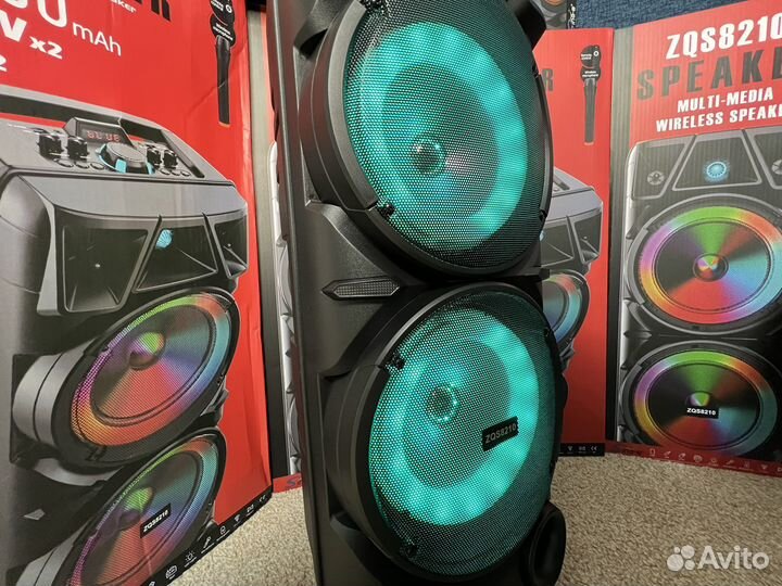 Большая блютуз колонка zqs 8210