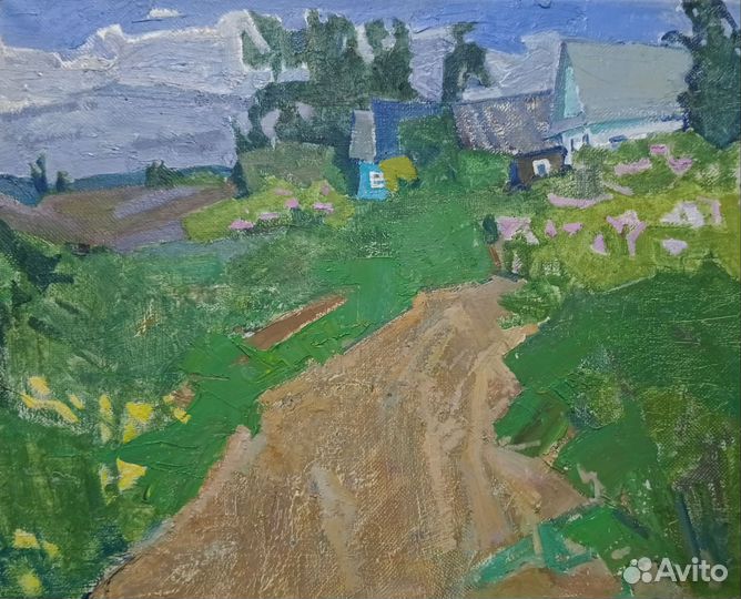 Картина маслом на холсте пейзаж