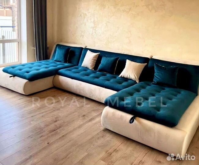 Угловой диван п образный