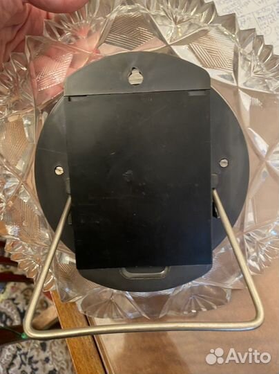 Часы настольные СССР Маяк хрусталь