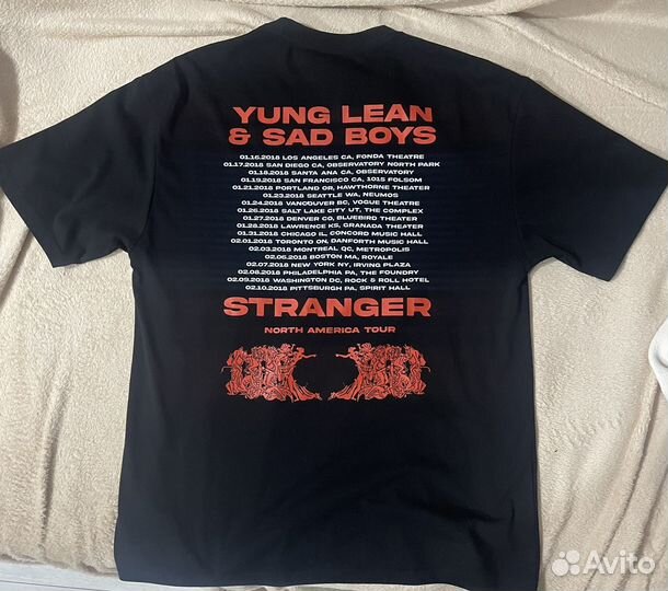 Мерч yung lean and sad boys stranger tour