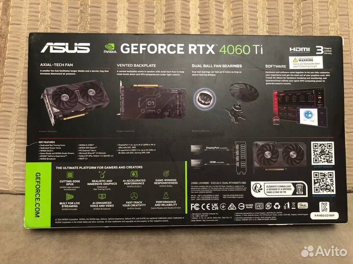 Asus GeForce RTX 4060 ti