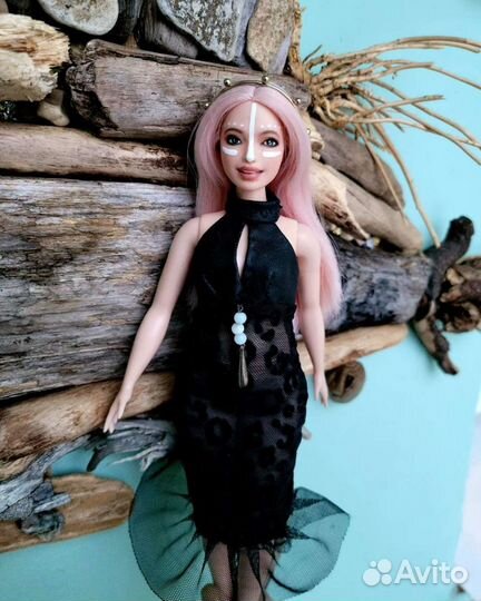 Кукла барби.Зимняя коллекция.Русалка Тёмного Озера