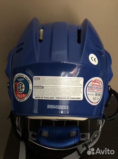 Детский шлем с маской «Bauer», для занятия хоккеем