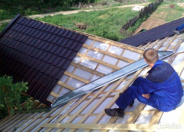 Кровельные работы / строительство крыши / кровля