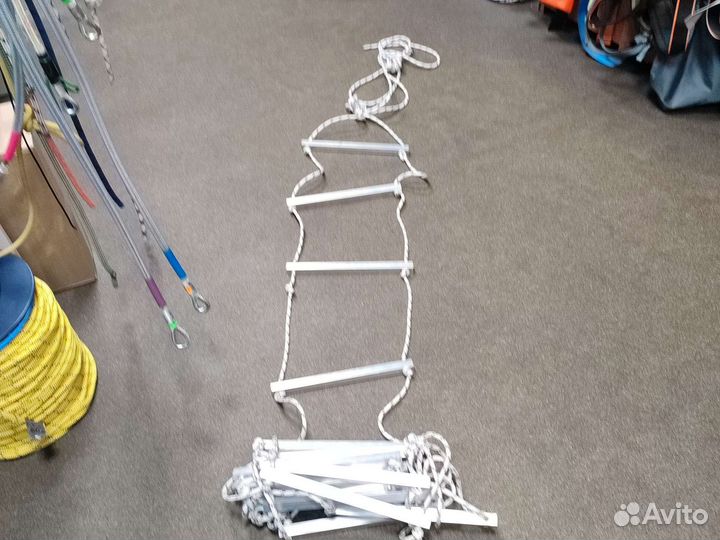 Лестница алюминиевая веревочная штурмовая 6метров