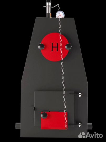 Твердотопливный котёл 65 квт
