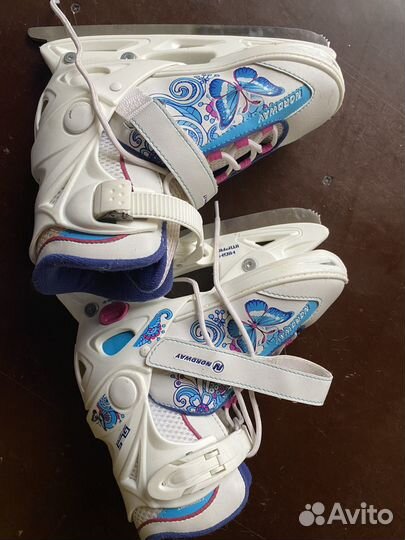 Коньки Nordway ледовые, раздвижные, Slide-Girl