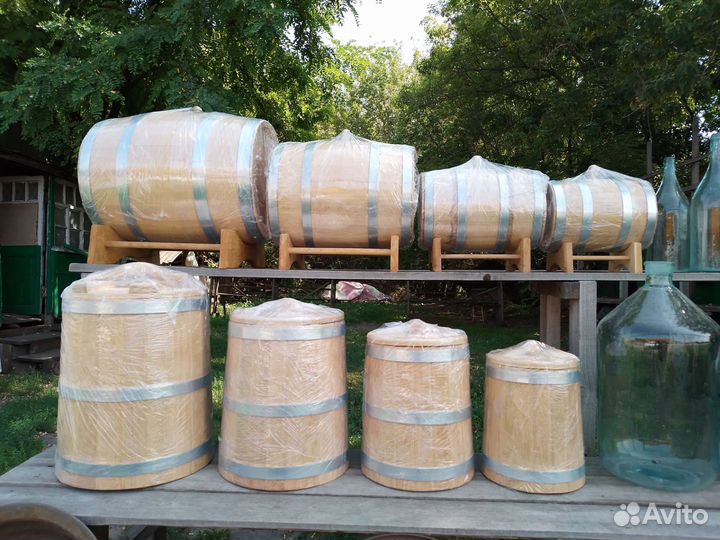 Бочки дубовые 5,10,25,50 литров. Кадки для солений