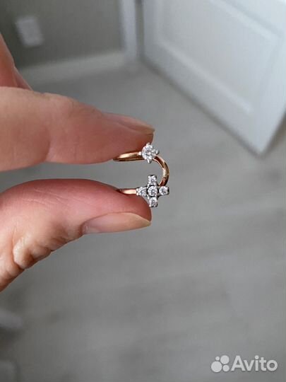 Сережка кафф