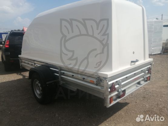 Прицеп 17.025 с крышкой из пластика Н1500мм