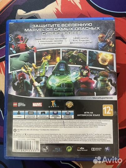 Игры ps4 lego marvel super heroes