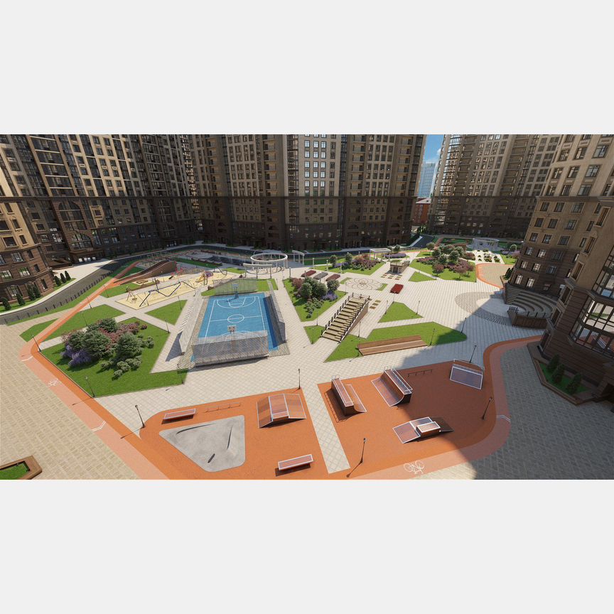 2-к. квартира, 81,3 м², 2/23 эт.