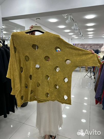 Тонкий трикотажный джемпер 52.54