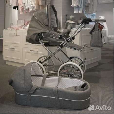 Коляска Hesba «Condor Coupe» 2 В 1 (Серый Лён)